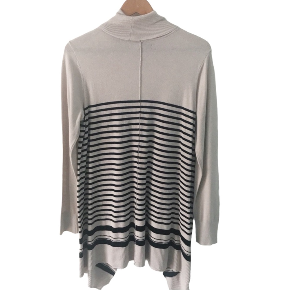 Apt 9 Turtleneck Striped Tunic Sweater - image 4